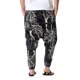 thumbnail image 4 of SAYOO Pantalones largos de yoga  para hombre, pantalones de entrepierna caída holgados con estampado de patrón nacional, pantalones casuales de estilo simple SAYOO S M L XL XXL XXXL, 4 of 8