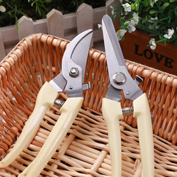 Worgeous Garden Pruner Shears with Stainless Steel Blade, Compact Size for Easy Use and Storage