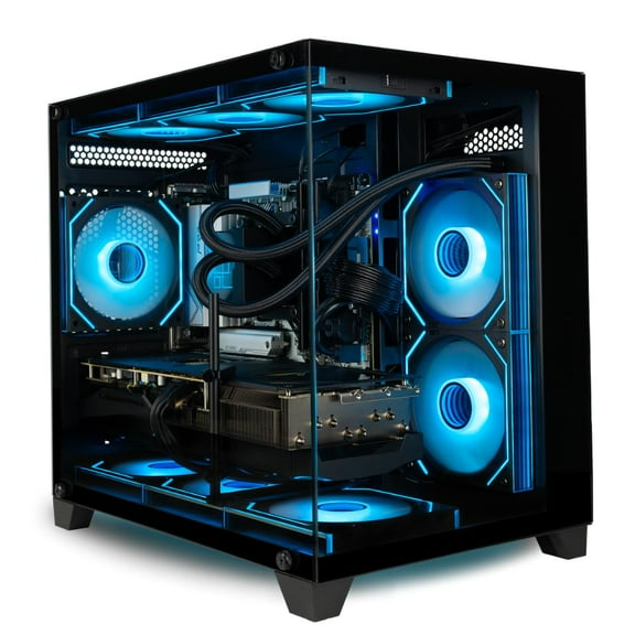 Panorama RTX 5070 TI, 20-Core Ultra 7 265KF, 32GB DDR5 RAM, 2TB NVMe SSD, Liquid Cooled Gaming Desktop PC w/Windows 11 Pro, 3-Year Warranty, RGB Keyboard Mouse, Wi-Fi 6E, RJ45, 3X DP & HDMI