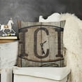 thumbnail image 2 of YINGXI  Decorative Throw Pillow Cover  Wooden Plank Porch Sweet Porch Cushion Case Square Shape  22x22in, 2 of 5
