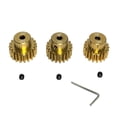 thumbnail image 1 of Engranaje de piñón de motor 32P M0.8, eje de 3,175 mm, reemplazo con tornillos y llave para 1/10 18T 19T 20T, 1 of 8