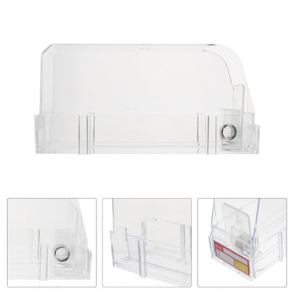 ULTNICE 1pc Creative Cigarette Display Case With Cover Durable Cigarette Storage Showcase Auto Push Design For Shops