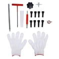 thumbnail image 2 of Tire Valve Install Tool Set Tire Valve Change Tool Kit Quick Change Tire Valve Repair Tool for Cars ATVs Trucks with TR413 TR414 Valves, 2 of 7