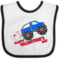 thumbnail image 3 of Inktastic Happy Valentine's Day-monster Truck Boys or Girls Baby Bib, 3 of 4