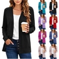 thumbnail image 6 of FchengtaiS Cardigan Sweaters for Women Lightweight Open Front Cardigans Casual Loose Fall Tops, 6 of 6