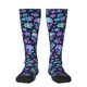 thumbnail image 1 of Fotbe Skull purple flower Calcetas Divertidas Estampadas para Hombre y Mujer, Calcetas de Algodón hasta la Rodilla para Caminar, Correr, Enfermería y Embarazo, 1 of 6