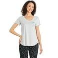thumbnail image 1 of George Women's V-Neckline Sleep Tee, 1 of 5