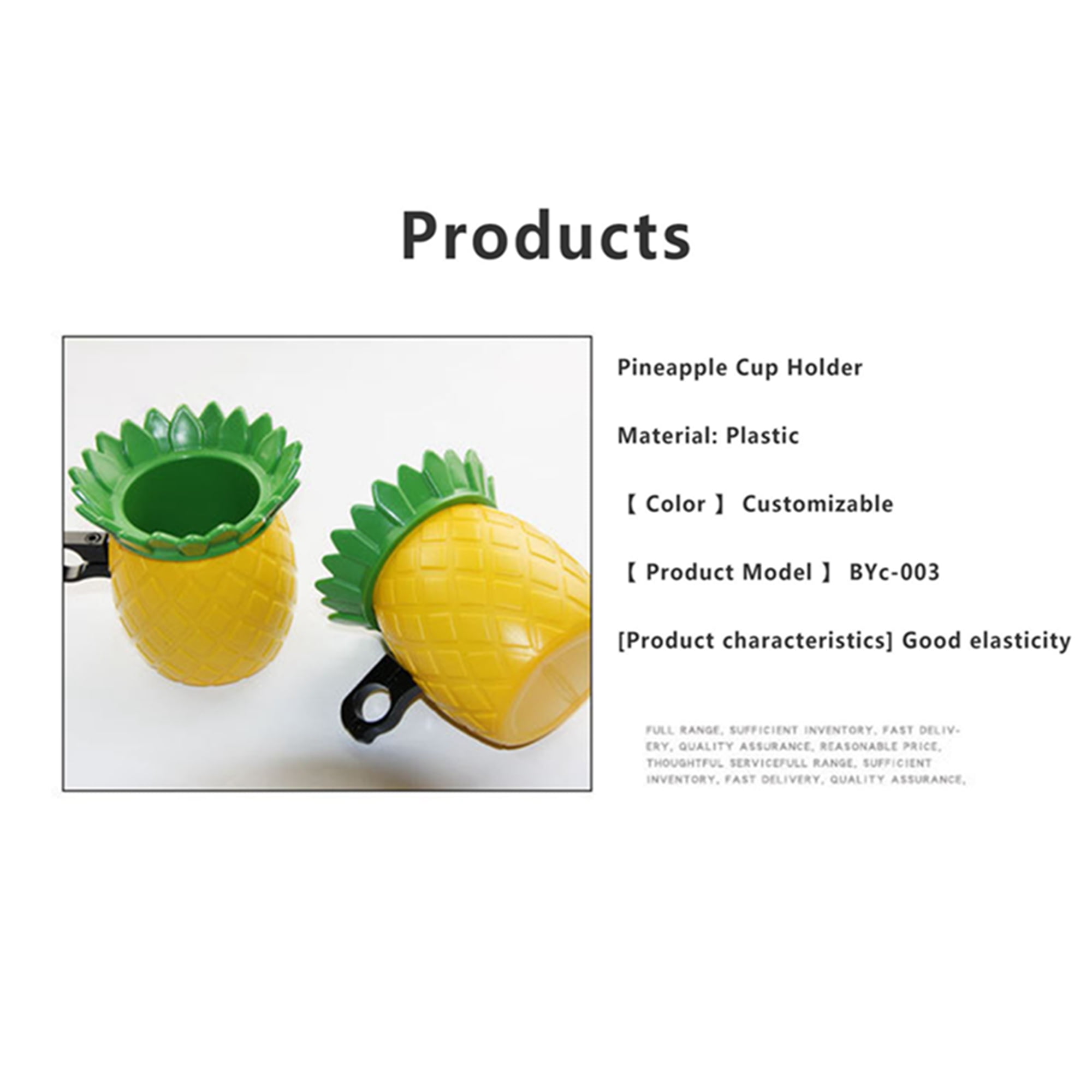 Pineapple cup store holder for bike