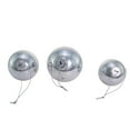 thumbnail image 3 of Kurt Adler 60-80MM Shiny Silver Glass Ball Ornaments, 20-Piece Set, 3 of 4