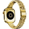 thumbnail image 3 of ARTCHE for Apple Watch Band Women 42mm 41mm 40mm 38mm, for iWatch Band SE Series 10/9/8/7/6/5, Gold, 3 of 5
