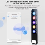 AI Translator Pen – 134-Language Instant Translation, 3.69 HD Touch Screen Smart Scanning Pen, OCR Digital Reader with Camera & Bluetooth for Students & Business(RL 1 PC)