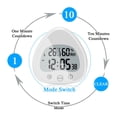 thumbnail image 4 of Reloj de ducha digital Anpress resistente al agua con temporizador y temperatura., 4 of 7