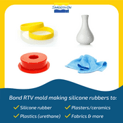 SIL-Poxy - Silicone Rubber Adhesive - 3 Ounce Tube
