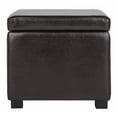 thumbnail image 2 of SAFAVIEH Jonathan Flip Top Ottoman Brown, 2 of 12