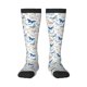 thumbnail image 1 of Fotbe Butterfly Calcetas Divertidas Estampadas para Hombre y Mujer, Calcetas de Algodón hasta la Rodilla para Caminar, Correr, Enfermería y Embarazo, 1 of 6