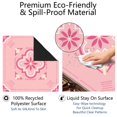 thumbnail image 4 of Pink Mahjong Mat with Rules, 31.5*31.5in Anti Slip American Mahjong Mat for Table, Noise Reduction, Neoprene Mah jongg Mats with Carrying Bag & 3 Dices, Mahjong Supplies Gift, Board Tile Games Mats, 4 of 7