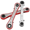 thumbnail image 5 of Clé à Cliquet Hexagonale à Double Tête Courbée Rouge pour Réglage Rapide de la Valve du Climatiseur et Réparation d'Équipement de Réfrigération – Outil Professionnel Durable pour l'Entretien du Système de Refroidissement, 5 of 5