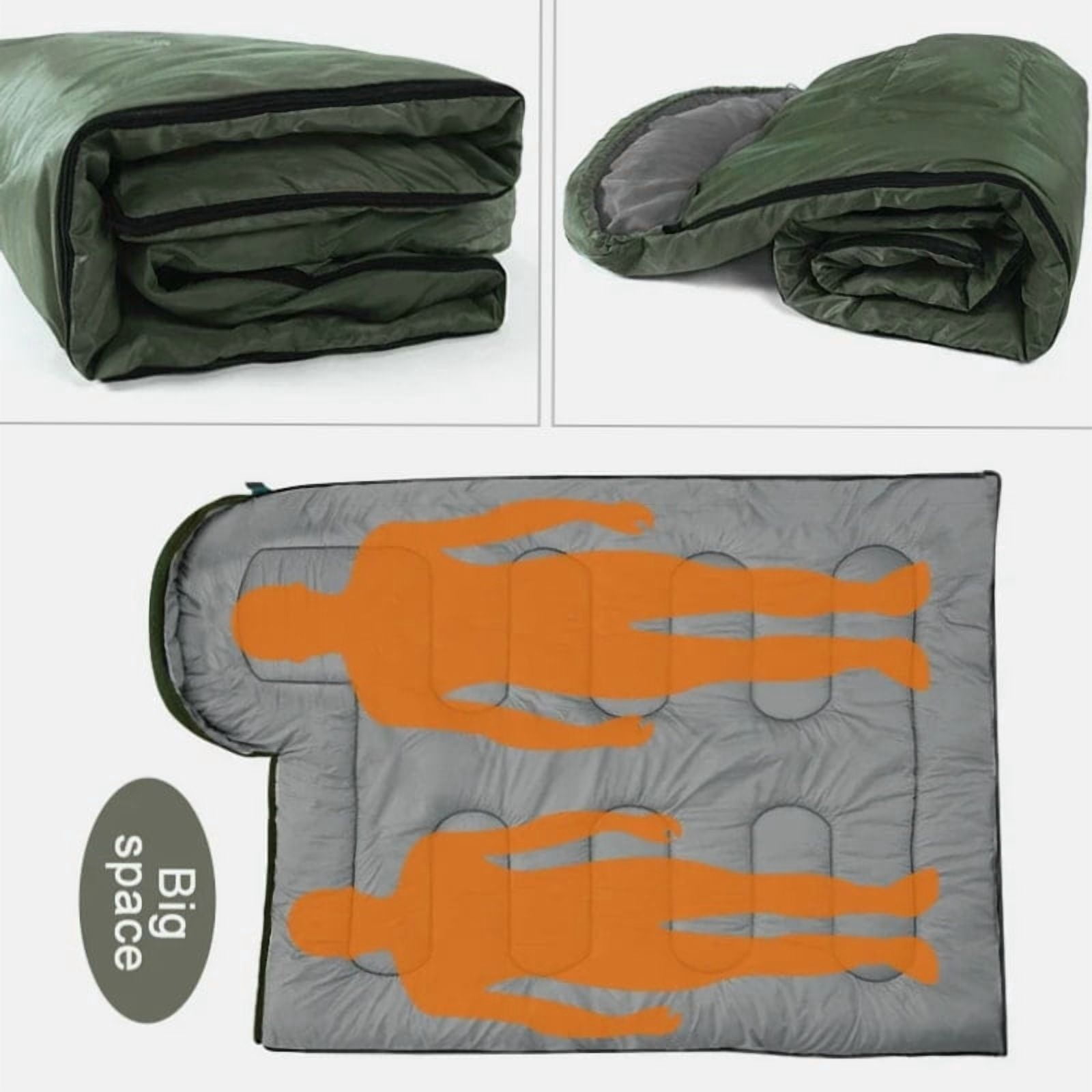 Compact Camping Sleeping Bag with Ultralight 4 Season Warm Envelope - Typpkmm