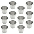 thumbnail image 3 of 12 Pcs Gobelets en Acier Inoxydable Portables Gobelet à Boire Gobelets à Vin Porte-Sauces (45ml), 3 of 8