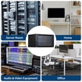 thumbnail image 3 of GloryStar Server Rack Cabinet, 6U/12U Carbon Steel with Glass Door, Cooling Fan Holes, Lock, All Accessories Included, Easy Install for Home and Office Network Setup, 3 of 7