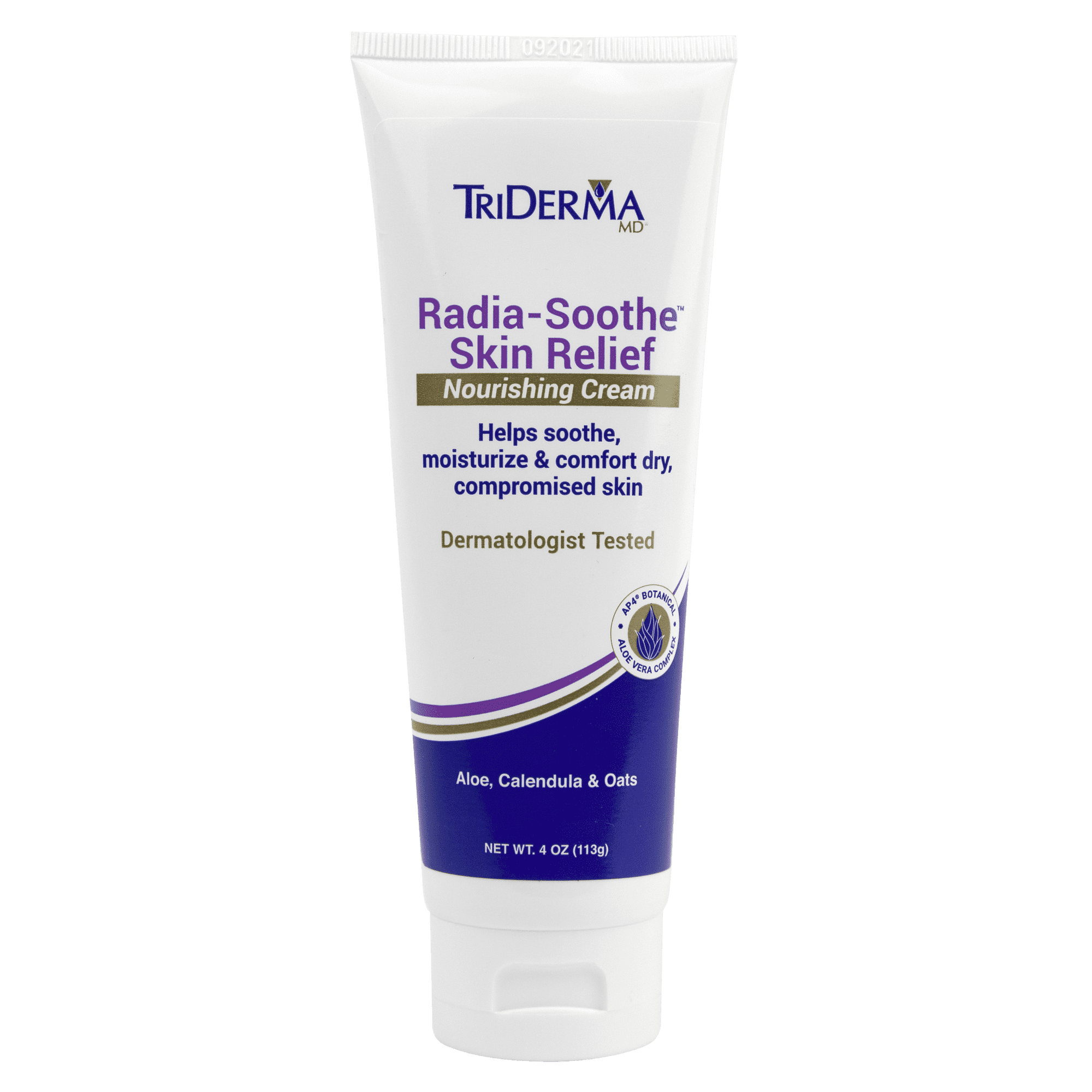 TriDerma MD Radia-Soothe Skin Relief Radiation Cream, Helps Relieve Radiation Burn, Radiodermatitis and other Skin Damaging Side Effects from Radiation Therapy, Fragrance Free, FSA Eligible, 4 oz tube