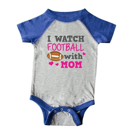 

Inktastic I Watch Football with My Mom Gift Baby Girl Bodysuit