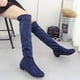 thumbnail image 5 of Botas altas de otoño e invierno de gran tamaño, botas largas hasta la rodilla, botas planas, botas de primavera y otoño para niños, 5 of 6