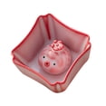 thumbnail image 2 of Taza de té de cerámica, vajilla en miniatura, figura única con mascota de té de pez burbuja para Cuadrado, 2 of 9