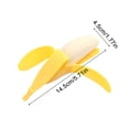 thumbnail image 3 of Banana Squishies Toys, Stretchy Banana Stress Ball Toys, Banana Sensory Toys, Novelty Stress Relief Squeeze Toys Party Favors for Adults, 3 of 8