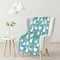 thumbnail image 6 of ZXFAMZUS Cartoon Funny Goose Cozy Soft Lightweight Fuzzy Flannel Blanket Suitable for Couch Bed Sofa Living Room in All Seasons, 6 of 10