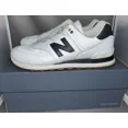 thumbnail image 2 of New Balance U574FBS White Grey All Leather Men's Athletic Sneakers Size 9 M, 2 of 6