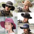 thumbnail image 4 of Unisex UV Protection Bucket Hat Hunting Fishing Outdoor Fisherman Cap, 4 of 6