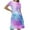 Style 3, variant on GERsome Girls Summer Dresses Short Sleeve Crewneck T-shirt Dresses Loose Beach Party Sundress Size 4-14 Years