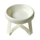 thumbnail image 5 of Comedero elevado para perros con soporte para proteger el cuello y dispensador de agua. Blanco, 5 of 9