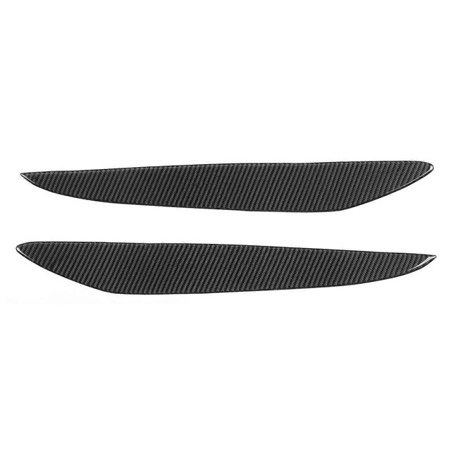 Lot de 2 cache-sourcils de phare en fibre de carbone, résistants à l'usure, adaptés à la Mazda 3 (2010-2013)