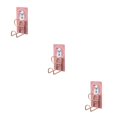 thumbnail image 4 of Injueey Gancho de pared Soporte para lavabo Organizador sin perforaciones Colgador de doble capa plegable Sin rastro Baño Cocina Animal 2 Type1 NO1, 4 of 6