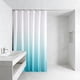 thumbnail image 4 of Cortina de ducha de poliéster impermeable con degradado, 180 x 180 cm | Tejido grueso con ojales de acero inoxidable | Cortina de baño de secado rápido y resistente al agua para casa, hotel,, 4 of 7
