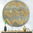 thumbnail image 2 of Designart 'Glam Metallic Form III' Art Mural Cercle en Métal - Disque de 36, 2 of 5