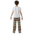 thumbnail image 5 of FORMRS Kids Pajama Pants with Pockets Size 11-12Y Boys Lounge Sleep Bottoms, Tribal Art, 5 of 8