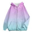thumbnail image 5 of Gkeoshab Hoodies for Women Womens Hoodies Oversized Sweatshirts Pullover Fleece Sweaters Long Sleeve Winter Fall Outfits Fashion Y2k Clothes Pink M, 5 of 5