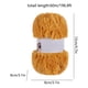 thumbnail image 3 of Hilo de algodón de piel sintética de visón para tejer y ganchillo – Hilo grueso, suave y voluminoso para sombreros, mantas de bebé, bufandas – 67 yardas, 3 of 6