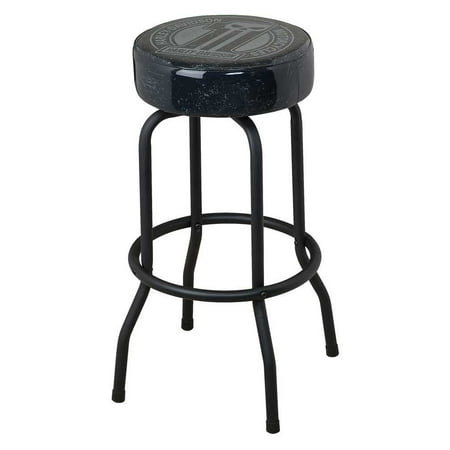 Custom Logo Bar Stools Harley-Davidson Bar Stool Dark Custom #1 Skull 360 Degree Swivel Stool HDL-12130, Harley Davidson ()
