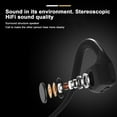 thumbnail image 5 of Bone Conduction Open-Ear Bluetooth Sport Headphones - Waterproof Wireless Earphones for Workouts and Running - Built-in Mic, with Headband,Black, 5 of 8