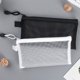 thumbnail image 4 of Bolsa de malla de nailon para archivos, tamaño A4, A5, A6, transparente, con cremallera, para documentos de prueba, información, bolsa para bolígrafos, para estudiantes de oficina, bolsa para guardar, 4 of 5