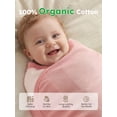 thumbnail image 3 of YOOFOSS Baby Swaddles for Newborns 100% Organic Cotton, Adjustable Swaddle Sleep Sack 0-3 Months Newborn Swaddle Sack 2 Pack, Breathable Soft, 3 of 9
