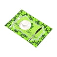 thumbnail image 2 of BSDHOME Joyeux Jour de la Saint-Patrick Napperons pour Table à Manger 12x18 Pouces, 2 of 4
