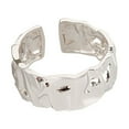 thumbnail image 2 of Finger Band Dress Up Adjustable Charming Concave-Convex Irregular Wide Ring, 2 of 5