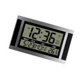 thumbnail image 2 of serony Digital Alarm Clock NightStand Timmer Room Digital Temperature Counter Down Alarm Clock 12/24H Timing Wall Clocks Silver Black, 2 of 9