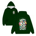 thumbnail image 2 of WILLBEST Sudaderas 2025 Tendencia Hombres y Mujeres con El Mismo Año Sudadera con Capucha Casual Deportes Moda Año Indispensable Top Mediana​​, 2 of 5