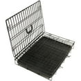 thumbnail image 7 of Zimtown 42" Heavy Duty Foldable Double Door Dog Crate with Divider and Removable ABS Plastic Tray, 7 of 7